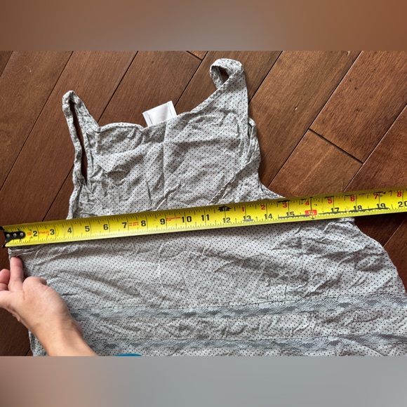 Free People Intimately Lace Slip Dress, Grey Size M - Picture 3 of 9